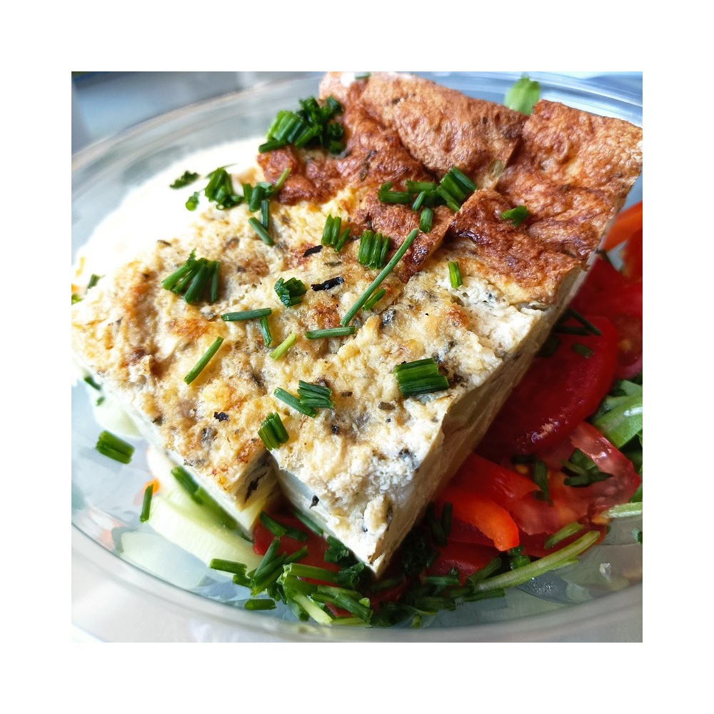 SALADE TORTILLA de POMME DE TERRE, CRUDITES, AIOLI