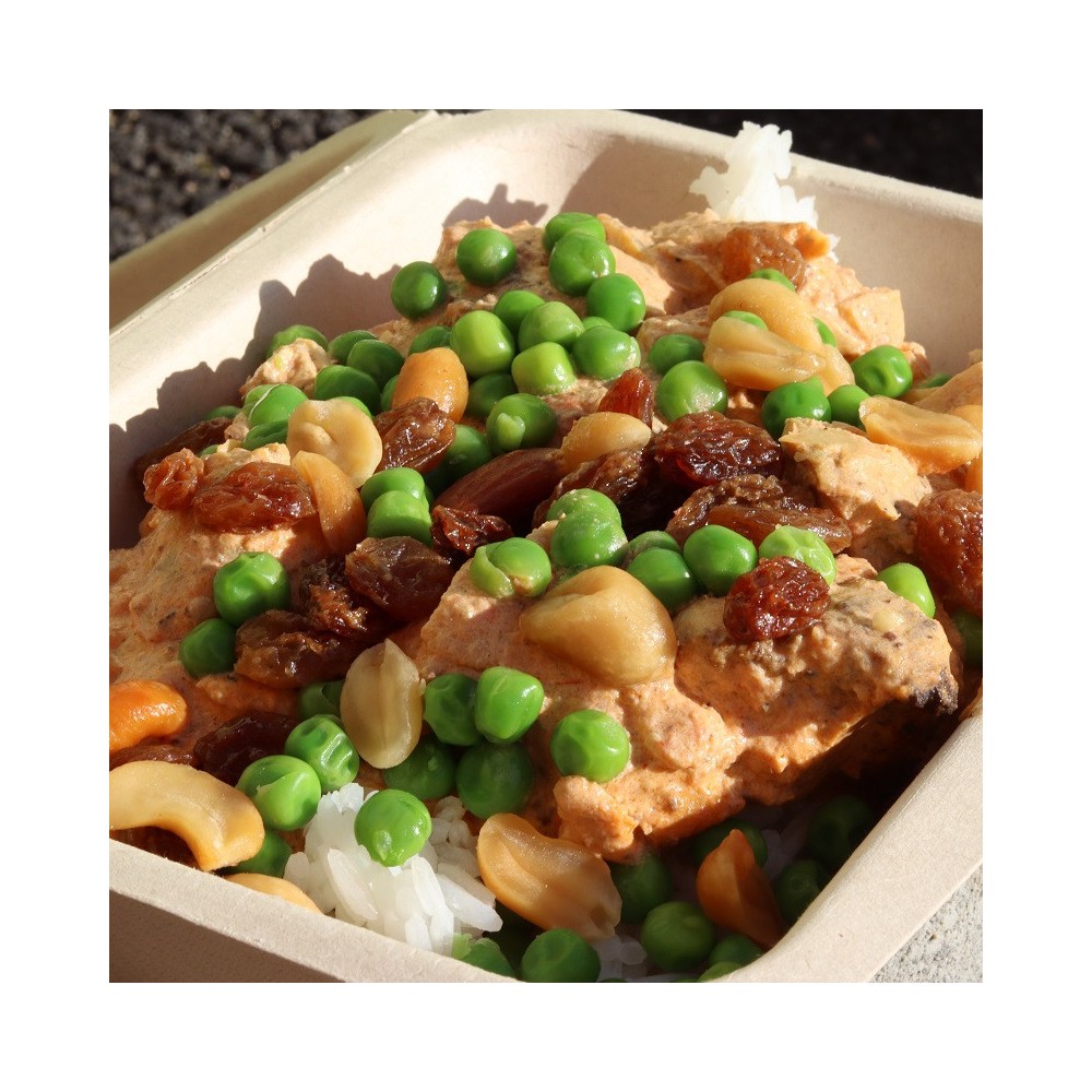 Poulet Murgh Massala - Riz Basmati  - Petits Pois