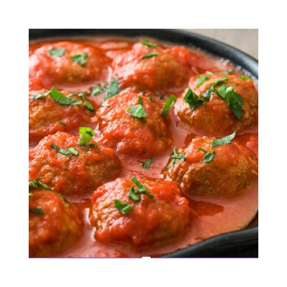 Boulettes de Viande (porc) sauce tomate, Pates