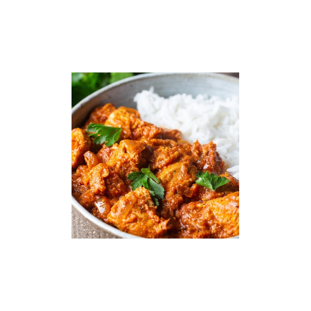 Poulet Tandoori - Riz Basmati - Petits pois - Fruits Secs