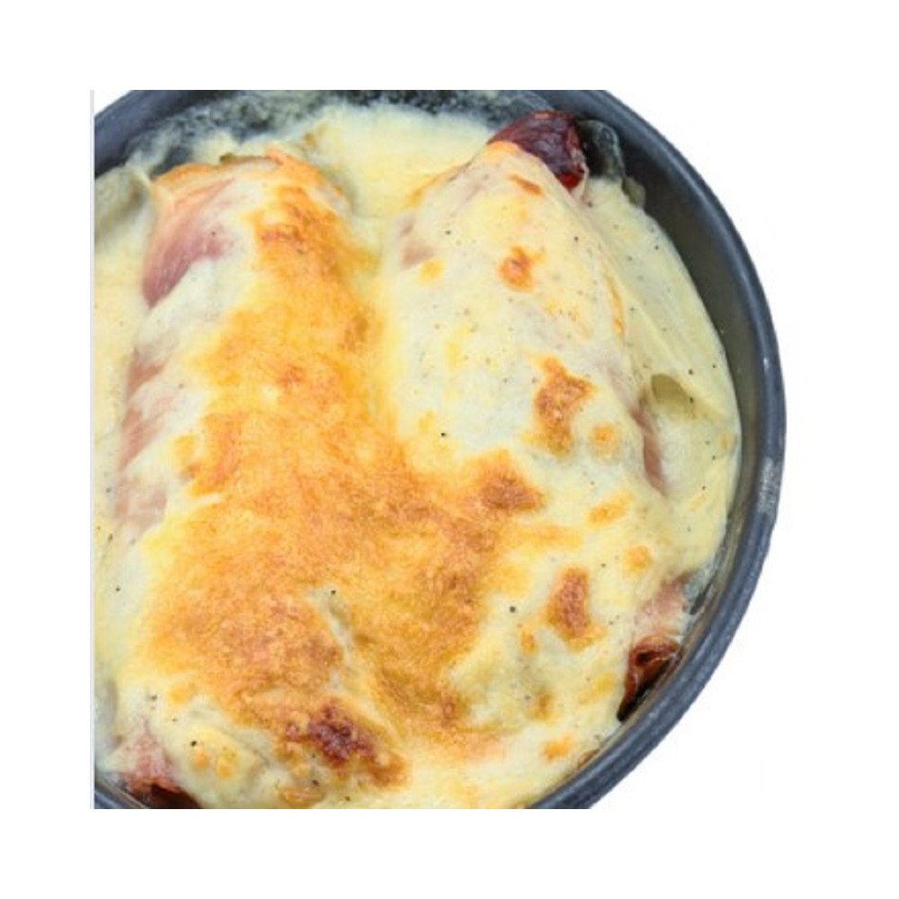 Endives au Jambon et son Crumble Graines (Pignon, Courge, ...) et Parmesan