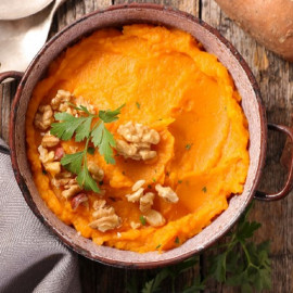 Falafel - Purée de Carotte - Amandes Effilées (végé)