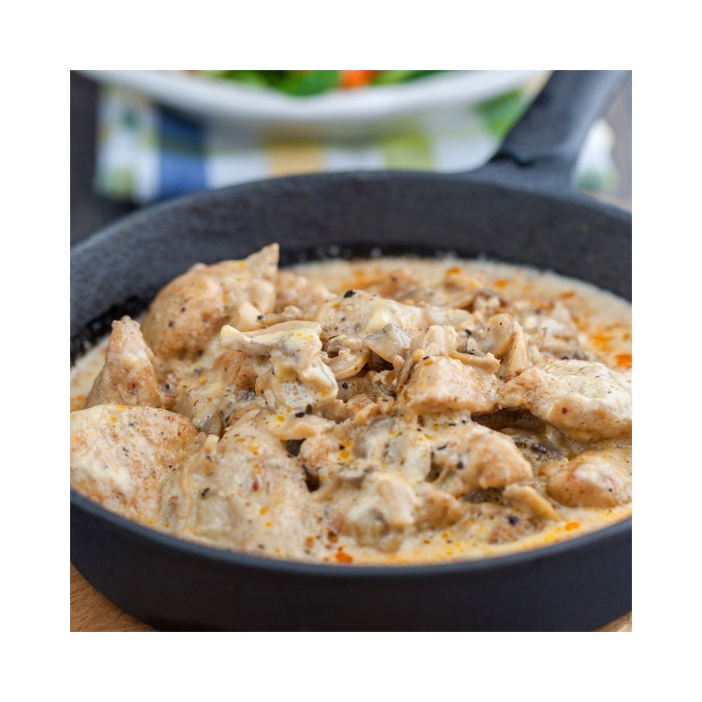 poulet Poireau Chorizo, Riz Basmati, Parmesan