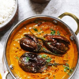 Dhal de Poulet & Aubergines Curry Lait de Coco