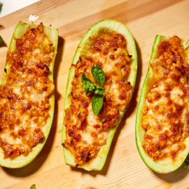 Courgettes  Farcies   - Riz