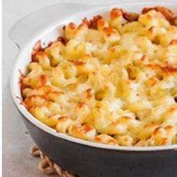 Saucisse Grillée - Gratin de Macaroni sauce au Poivre