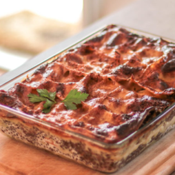 Lasagne Végétarienne Tomate, lentille, carotte, champignon