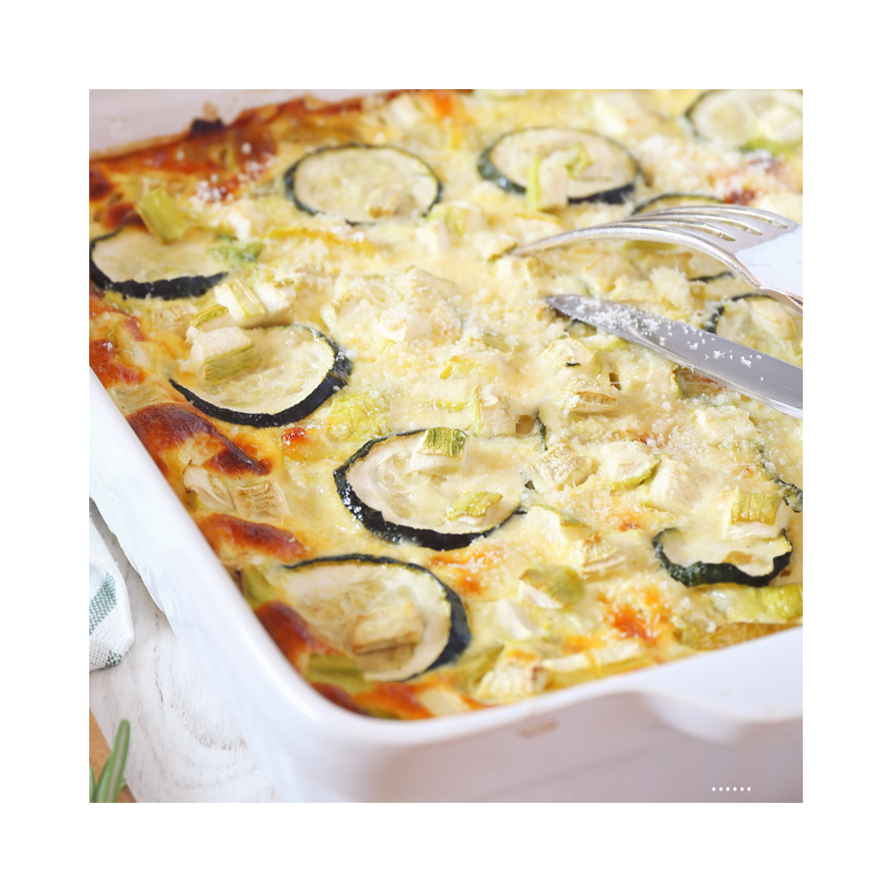 Gratin de Courgettes à la Viande (Bœuf, Veau et Porc) et Tomate