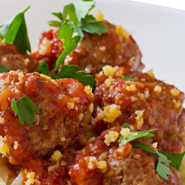 Galette Végétarienne Boulgour, Gingembre, Coriandre, Sauce Tomate, Brebis AOP