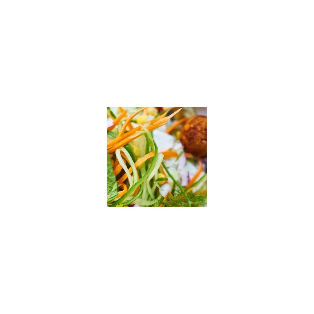 Poke Poulet mariné Thai, Nouilles de Riz aux legumes, cacahuetes