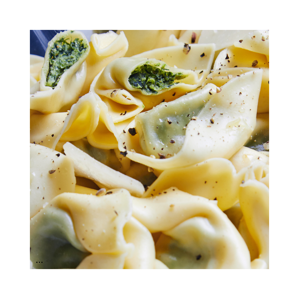 Tortellini Ricotta Epinard, Crème Epinard Parmesan