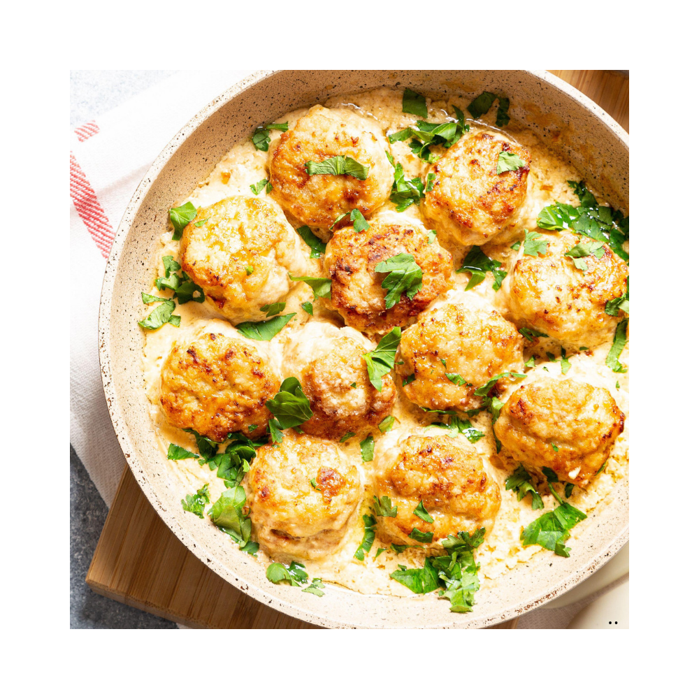 Blanquette Végétarienne (Boulette Tofu -Champignon)- riz et Legumes