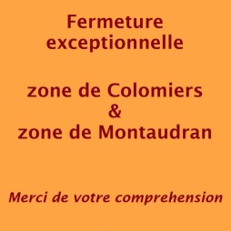 Fermeture exceptionnelle