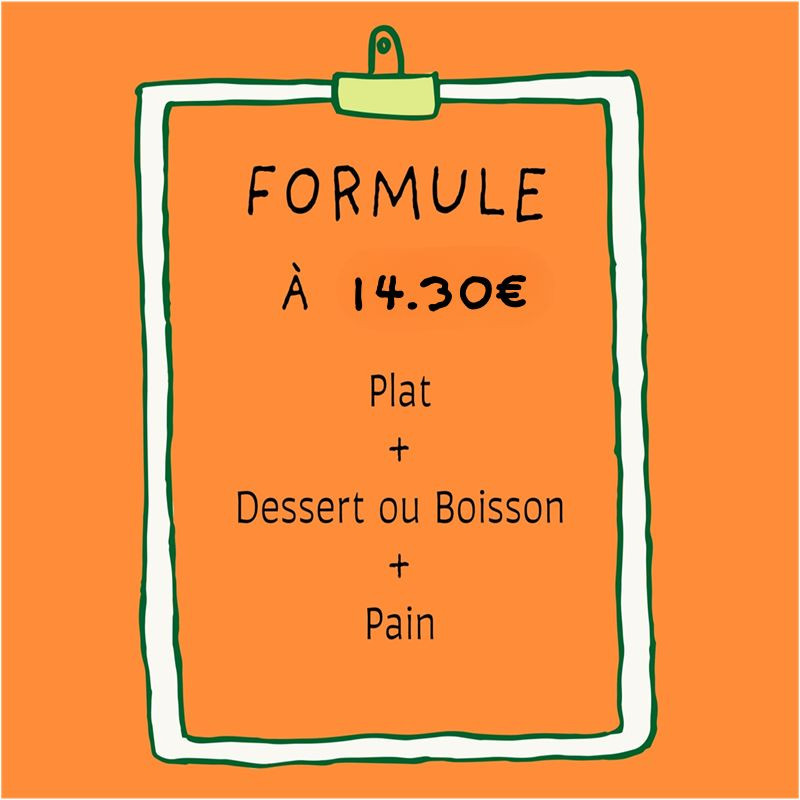 Formule à 14,30€